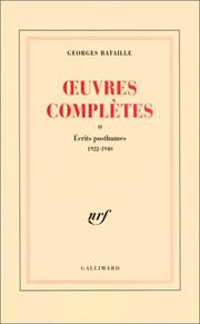 Oeuvres complètes, tome 2