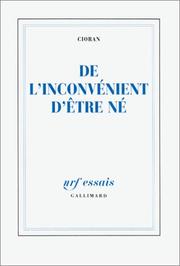 De l'inconvénient d'être né