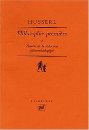 Philosophie première, 1923-24