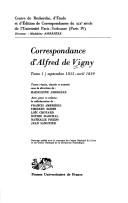 Correspondance d'Alfred de Vigny