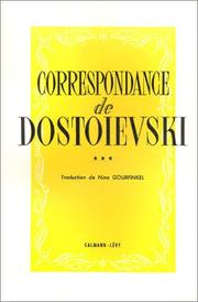 Correspondance de Dostoïevski, tome 3 (livre non massicoté)