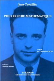 Philosophie mathématique. Troisième cycle et recherche