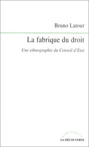 La Fabrique du droit