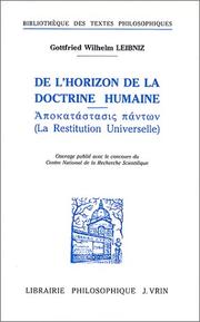 De l'horizon de la doctrine humaine, 1693