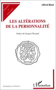 Les altérations de la personnalité