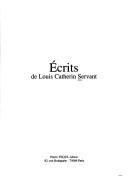 Ecrits de Louis Catherin Servant