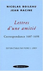 Lettres d'une amitié