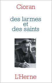 Des larmes et des saints