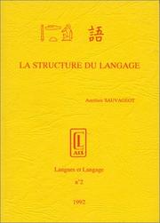 La structure du langage