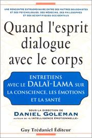 Quand l'esprit dialogue avec le corps