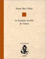 La semaine secrète de Vénus