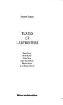 Textes et labyrinthes