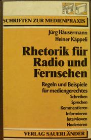 Rhetorik für Radio und Fernsehen