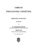 Lehrbuch der hebräischen Archäologie