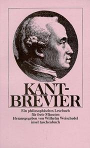 Kant-Brevier. Ein philosophisches Lesebuch für freie Minuten