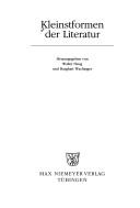 Kleinstformen der Literatur