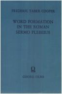 Word formation in the Roman sermo plebeius