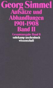 Gesamtausgabe 08. Aufsätze und Abhandlungen 1901 - 1908. Bd. 2