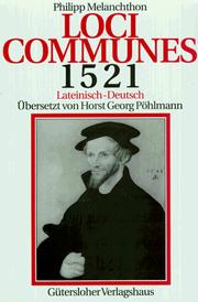 Loci communes 1521