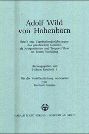 Adolf Wild von Hohenborn