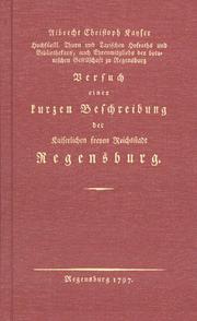 Versuch einer kurzen Beschreibung des Kaiserlichen freyen Reichsstadt Regensburg