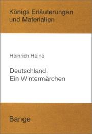 Königs Erläuterungen und Materialien, Bd.62, Deutschland. Ein Wintermärchen