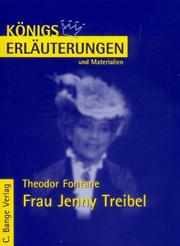 Frau Jenny Treibel. Erläuterungen und Materialien