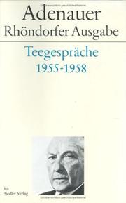 Teegespräche 1955-1958