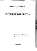 Spowiedź pokolenia