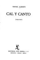 Cal y canto, 1926-1927