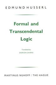 Formal and transcendental logic