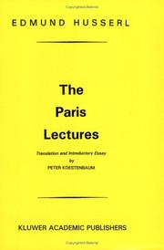 The Paris lectures