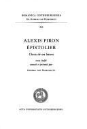 Alexis Piron, épistolier