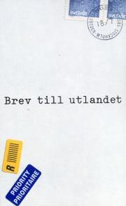 Brev till utlandet