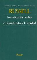 Investigacion Sobre El Significado Y La Verdad/inquiry Into Meaning And Truth