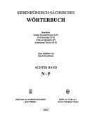 Siebenbürgisch-sächsisches Wörterbuch