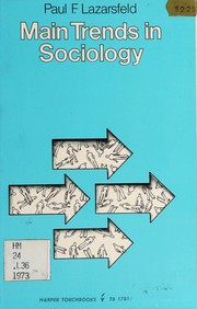 Main trends in sociology