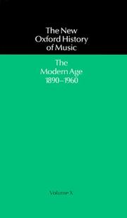 The modern age, 1890-1960