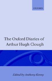 The Oxford diaries of Arthur Hugh Clough