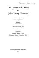 The Letters and Diaries of John Henry Cardinal Newman: Vol. I