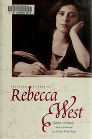 Selected letters of Rebecca West