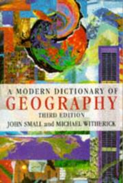 A modern dictionary of geography