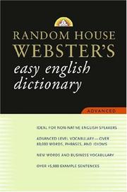 Easy English Dictionary Cover