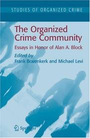 The organized crime community