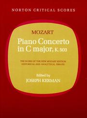 Piano Concerto in C Major K 503 (Critical Scores)