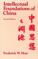 Intellectual foundations of China =