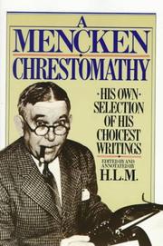 A Mencken chrestomathy