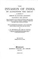 The invasion of India by Alexander the Great