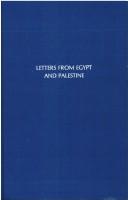 Letters from Egypt and Palestine