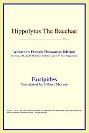 Hippolytus – The Bacchae